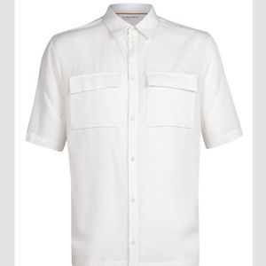 NWOT Mens Icebreaker sz S merino natural blend short sleeve shirt